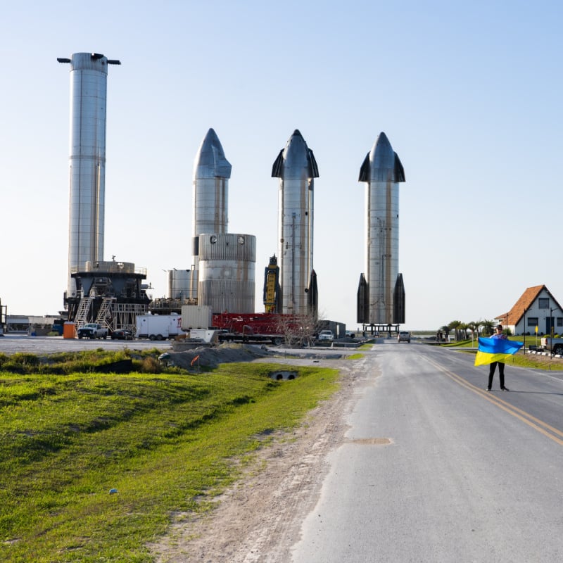 Space X Rockets, Boca Chica Texas, USA
