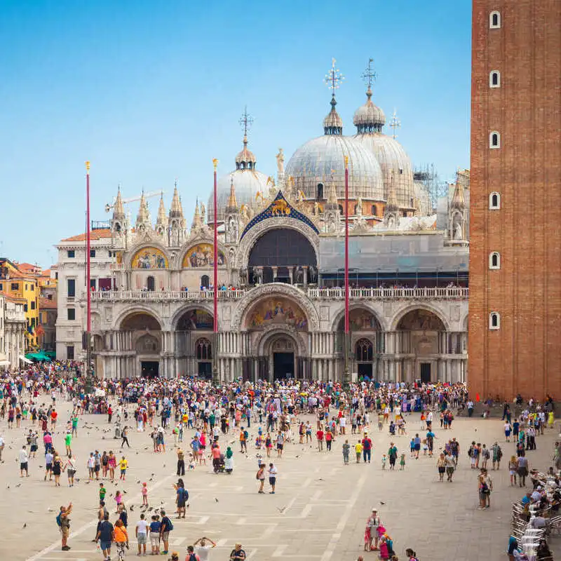 St Marks Square In Venice, Italy