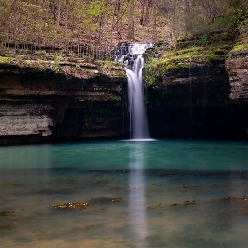 waterfall in the ozarks